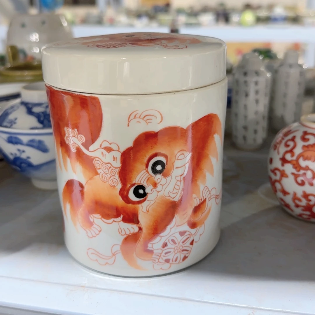 手绘瓷器，全部处理