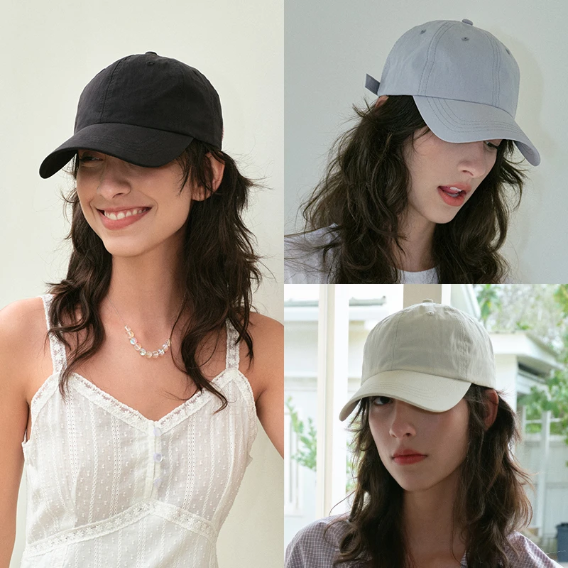 xinxinz/芯心子韩系少女感手工爱心棒球帽运动风慵懒松弛鸭舌帽子