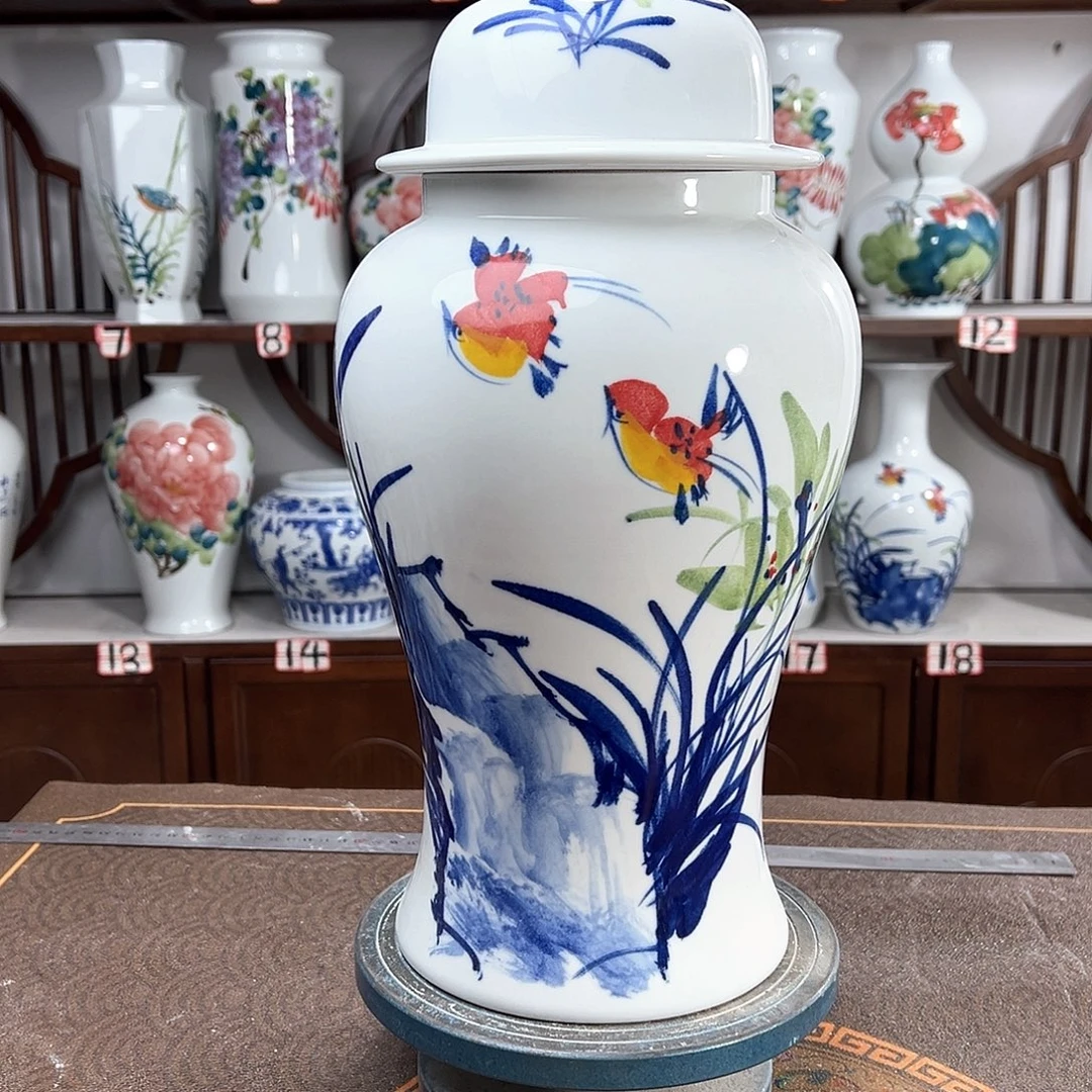 摆件景德镇陶瓷将玉