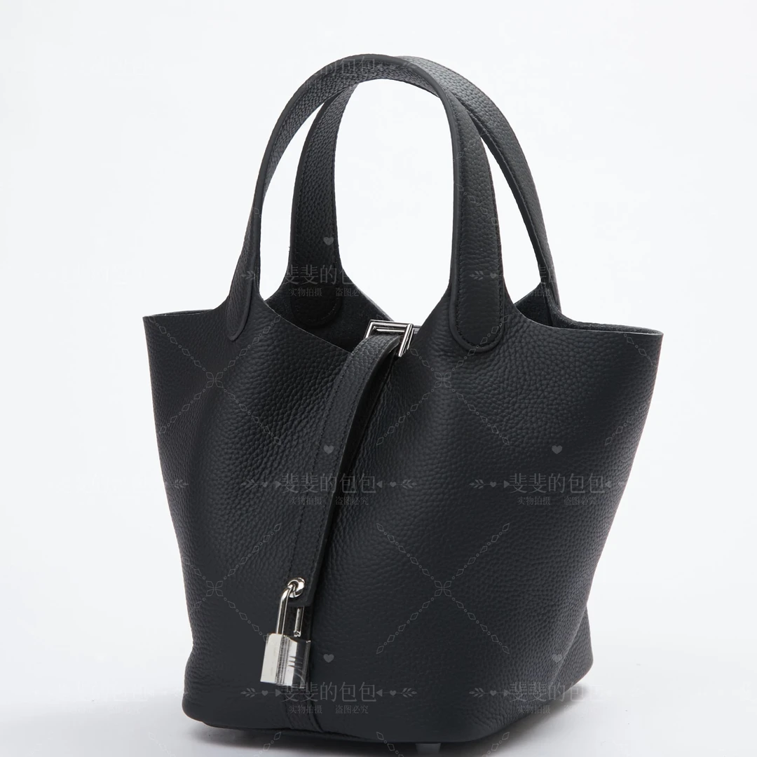 斐斐-【头层TOGO皮-中号】轻奢时尚经典设计款休闲手提菜篮子女包