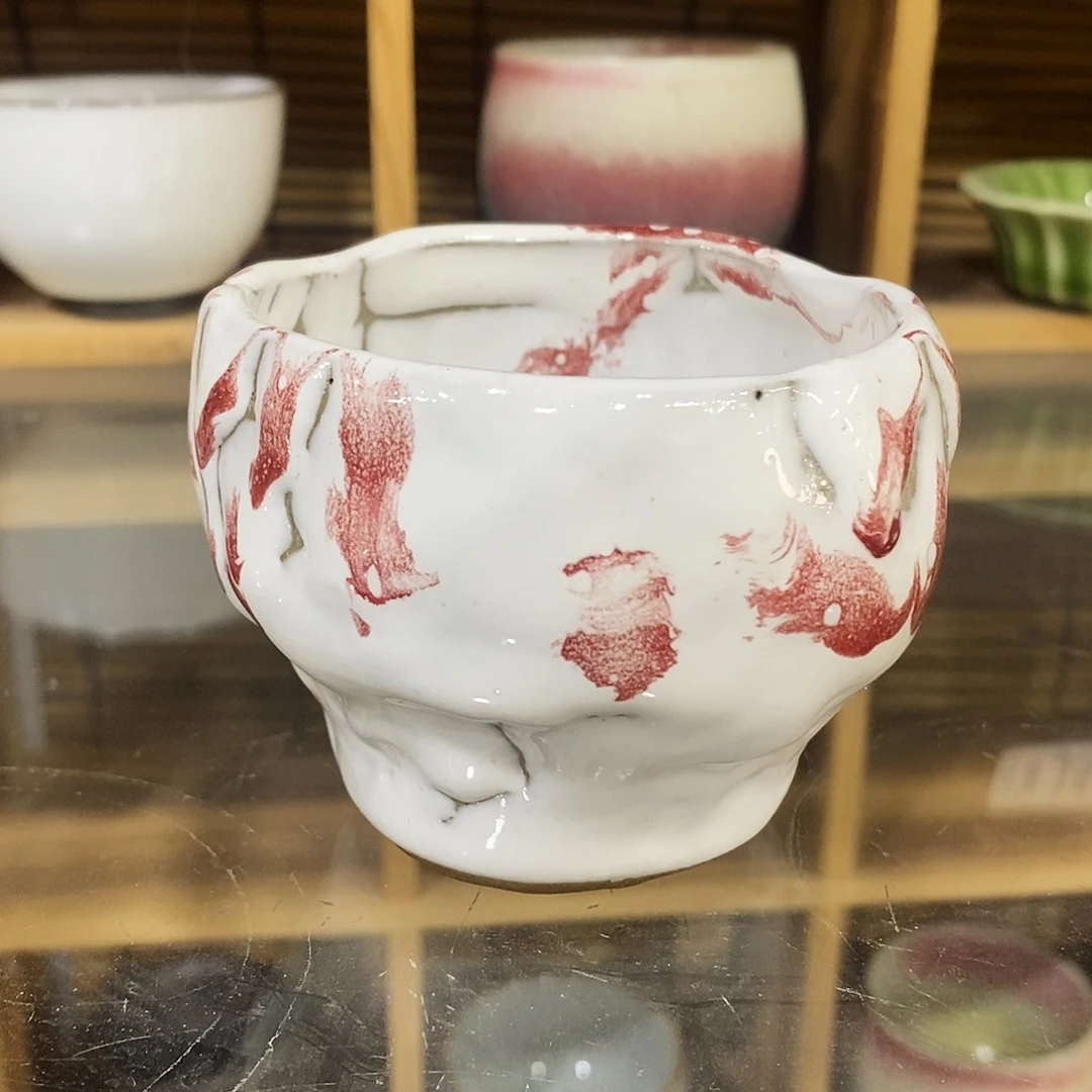 申***哥粗陶柴烧志野茶器