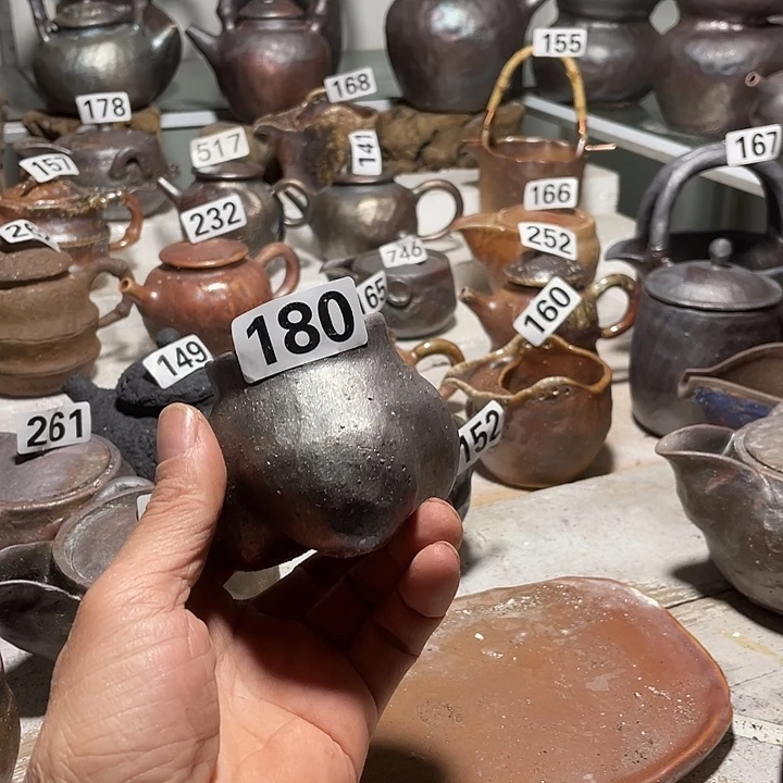 纯手工柴烧茶具精品
