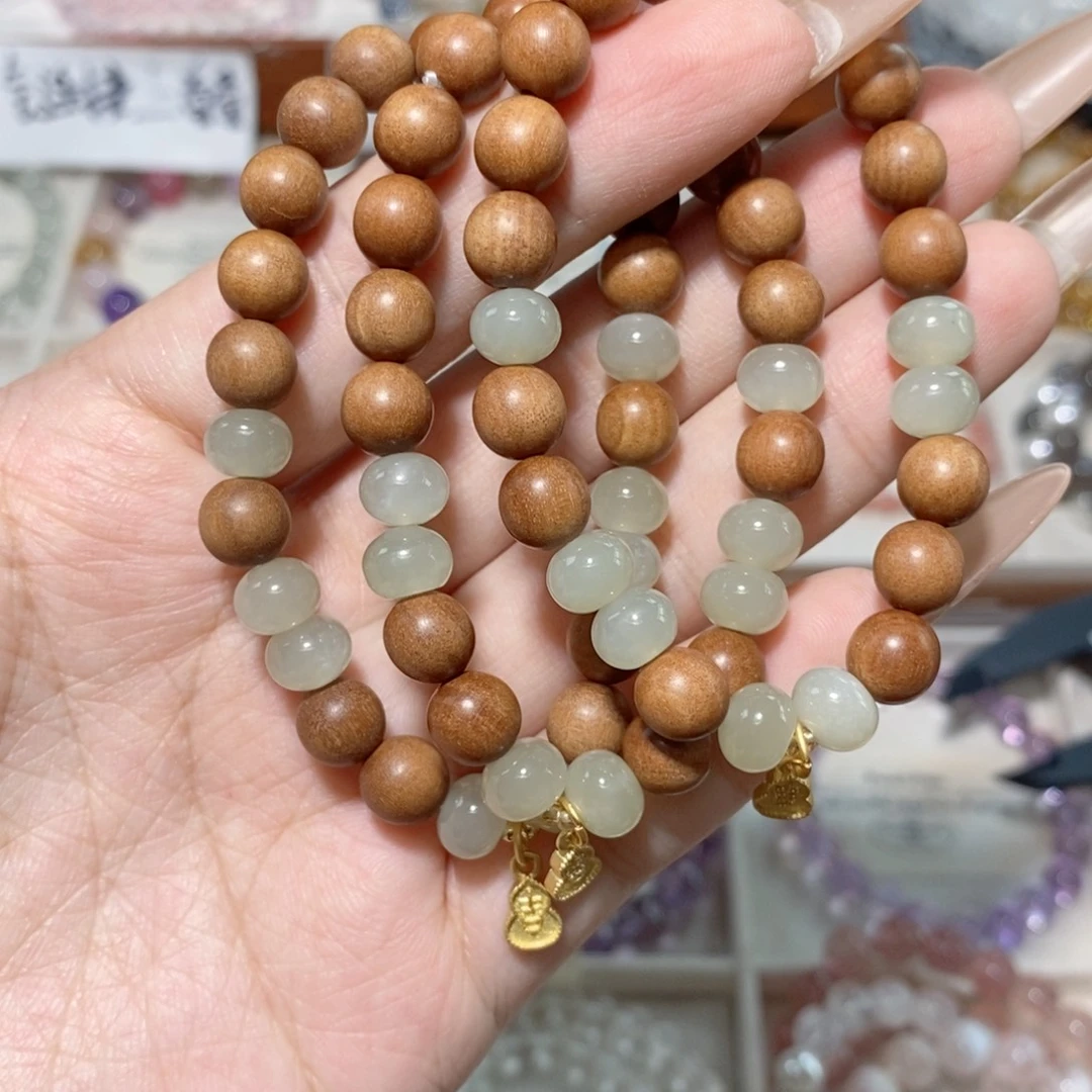 未镶嵌手链水晶老山檀