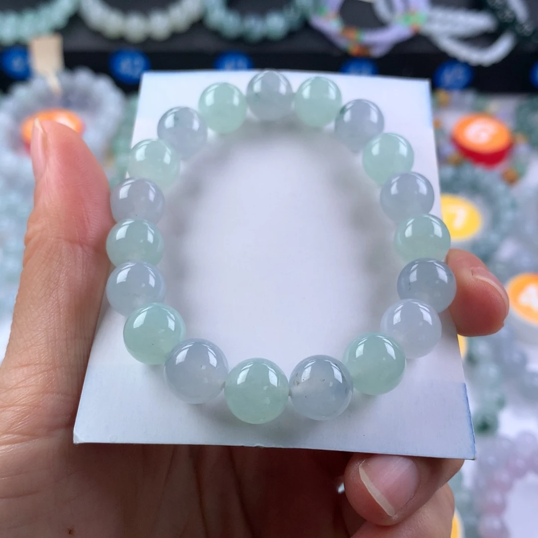 翡翠未镶嵌手链卡10
