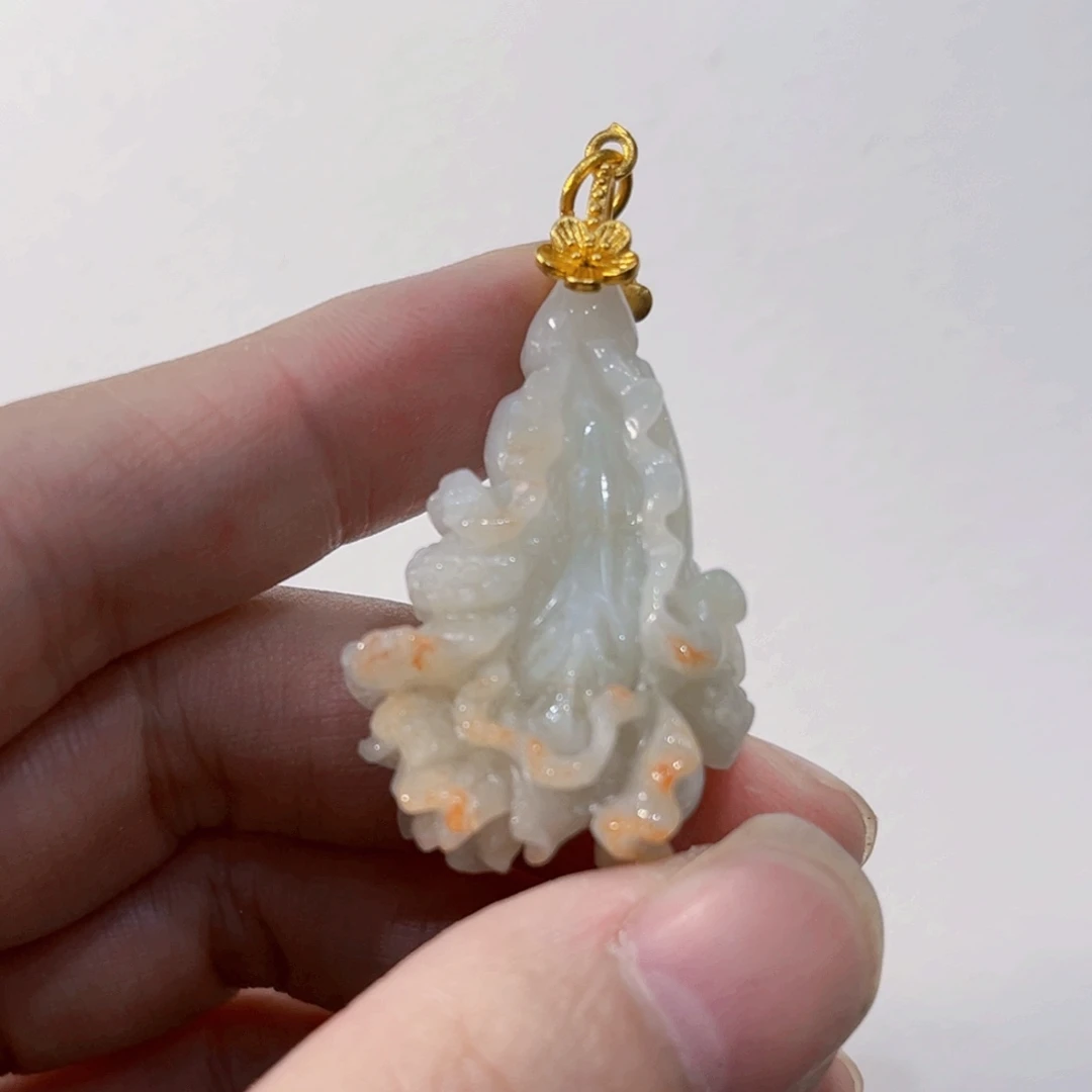 翡翠合金吊坠(赠链)代编织