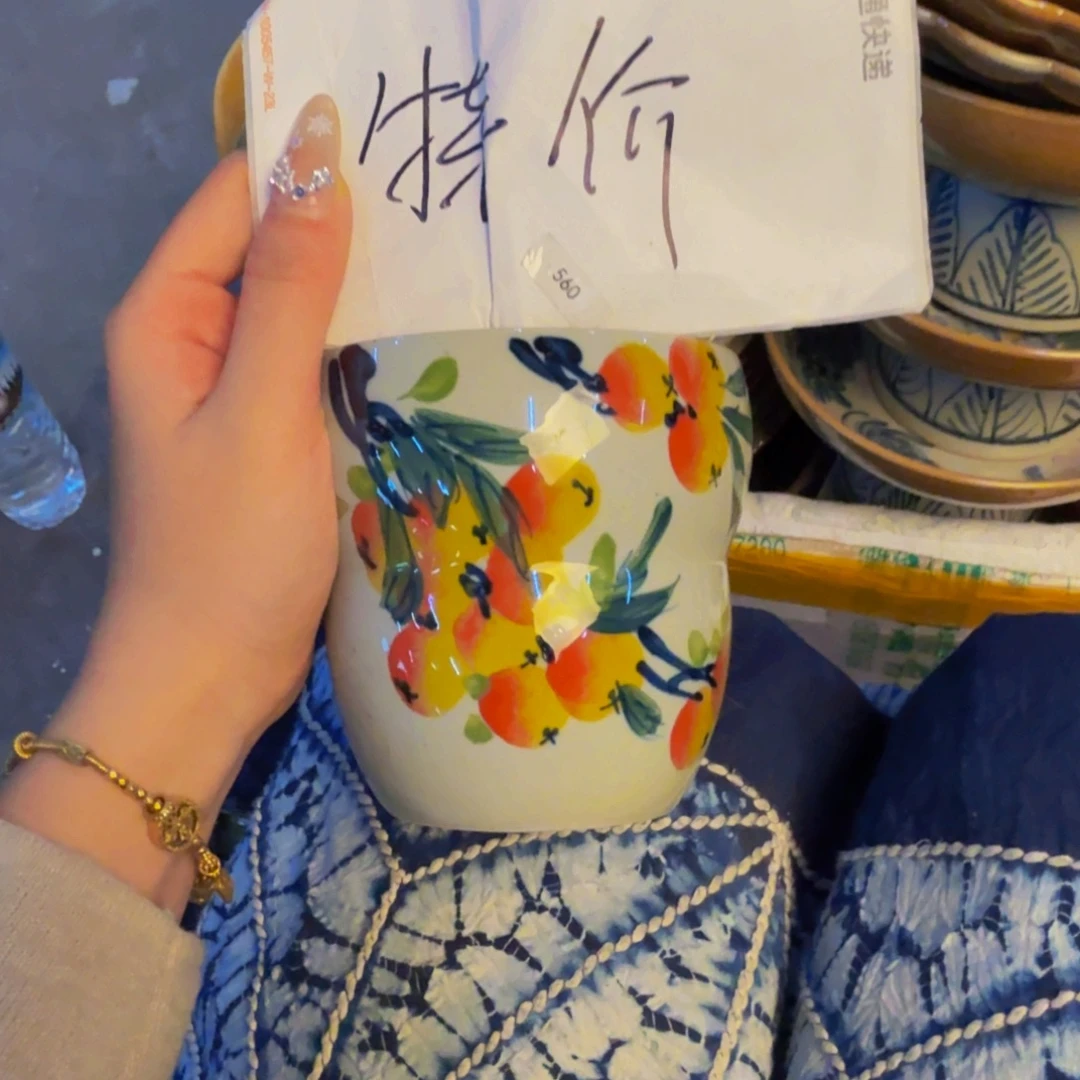 瓷片景德镇陶瓷手工手绘