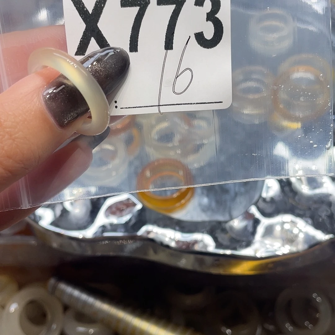 玛瑙/玉髓未镶嵌戒指773