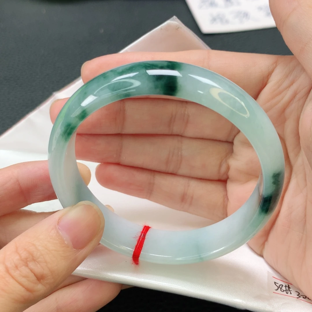 翡翠手镯未镶嵌缅甸58