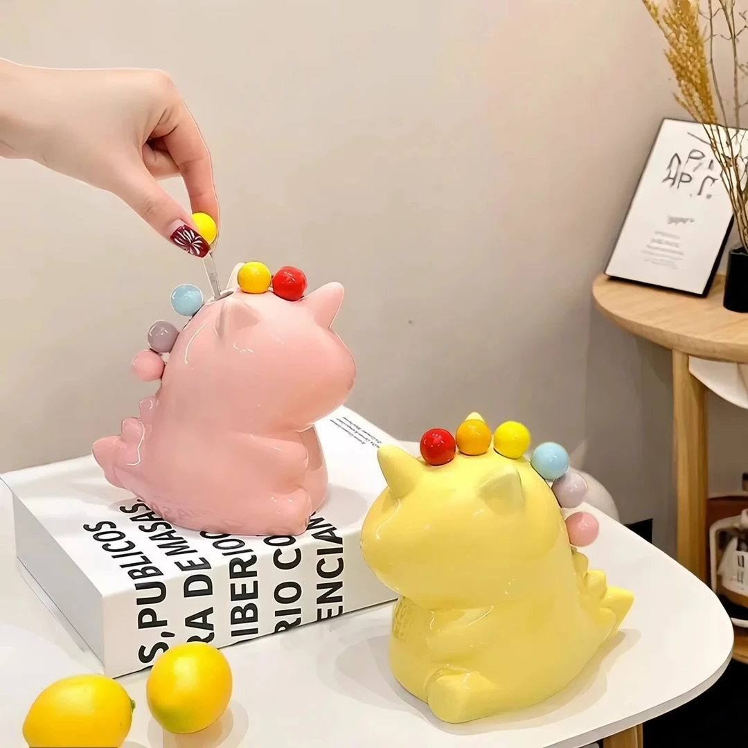 可爱叉子水果叉家用甜品叉不锈钢轻奢高级感套装收纳罐独角兽果签