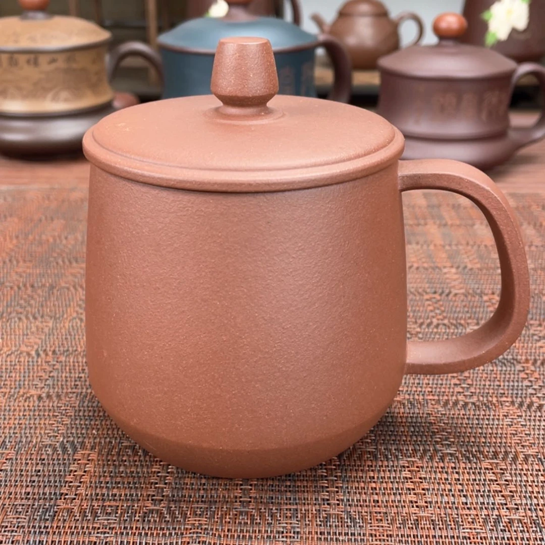 【闪购商品】紫砂茶杯宜兴原矿紫砂盖杯微瑕