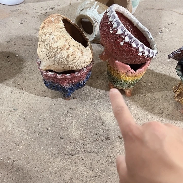 紫砂花盆花盆花盆