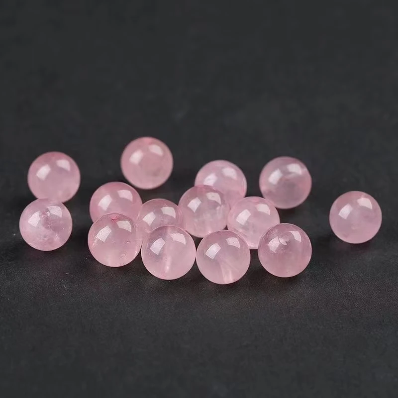 粉色水晶随机尺寸两颗