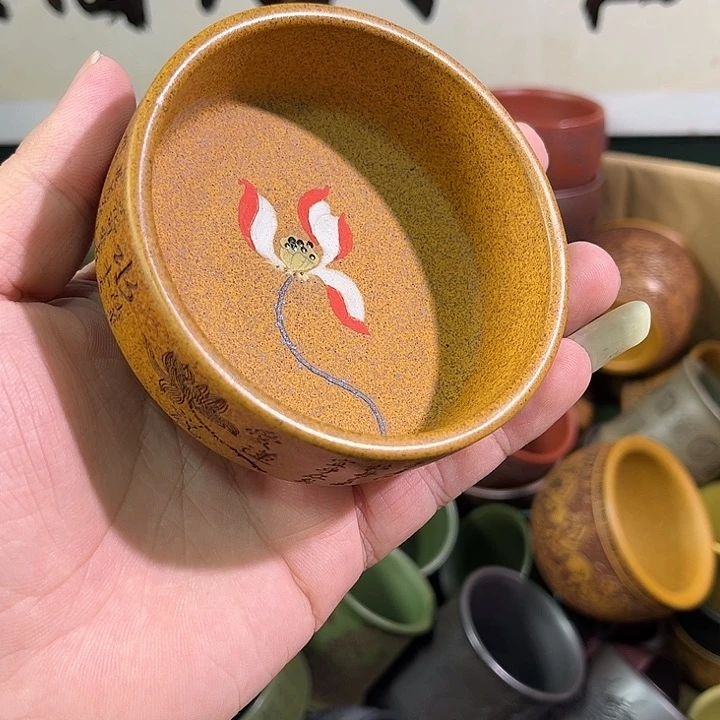 茶杯紫砂全手工紫砂主人杯