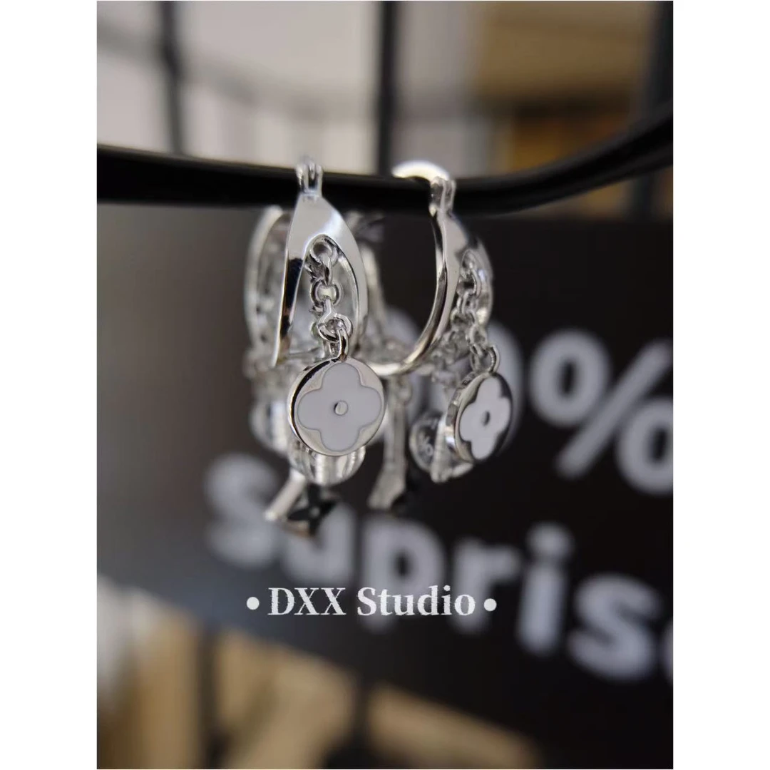 铜合金锆石耳饰 小众设计百搭精致耳饰47995