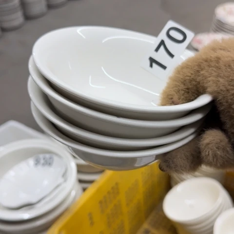 泥塑磁州窑出口尾货碗4只发货有遐思