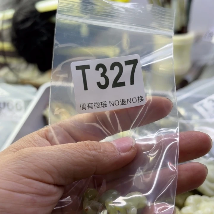 蛇纹石玉发饰合金冰*娃