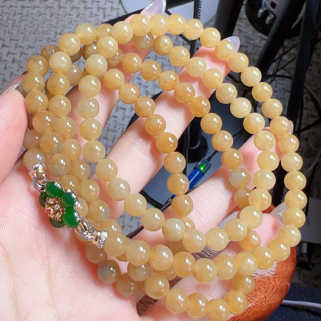 翡翠颈饰18K金镶嵌@**石【福利款】签收后24小时鉴赏期