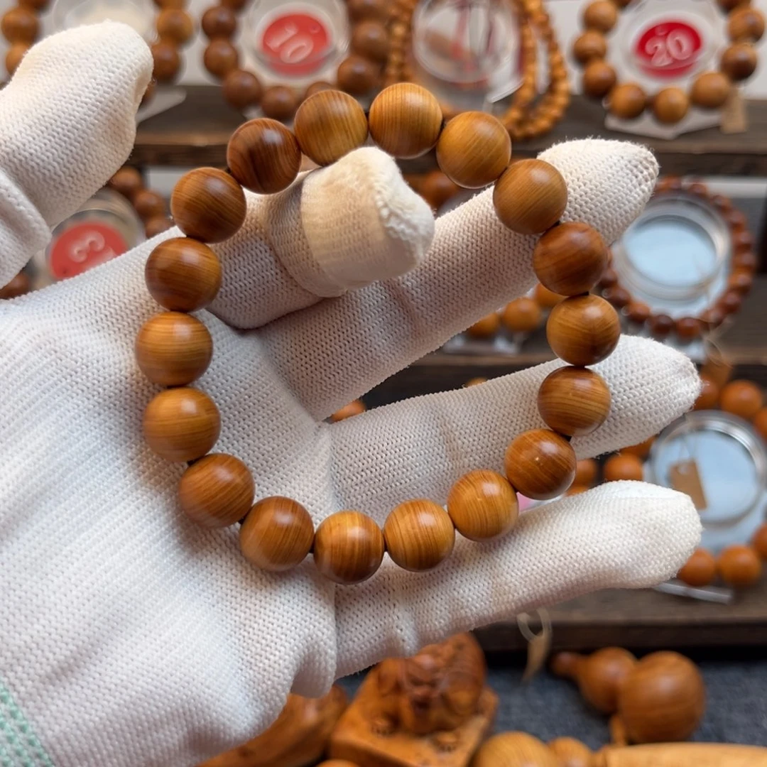 柏木（崖柏）手串/手链12红油蚕丝文福利款14.2