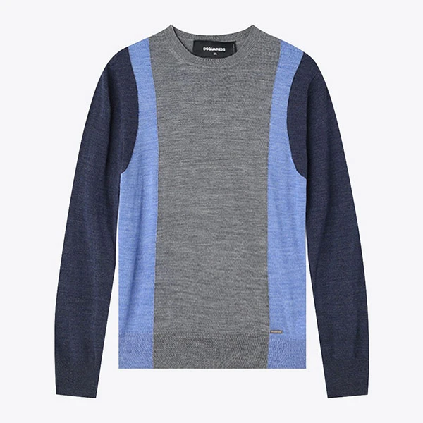 DSQUARED2 D2二次方拼色男士羊毛衫毛衫毛衣S74HA0764-S16053-961