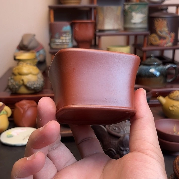 紫砂茶杯文淘紫砂主人杯高端茶器瑕疵