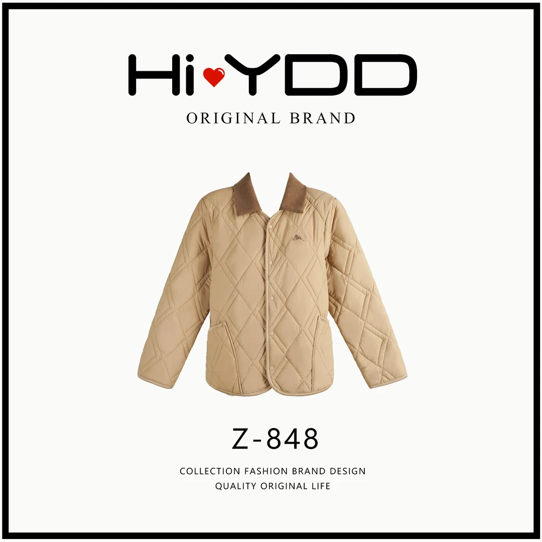 YDD•「Z-848」秋冬新款百搭休闲保暖翻领大口袋摁扣开衫外套女BE-18