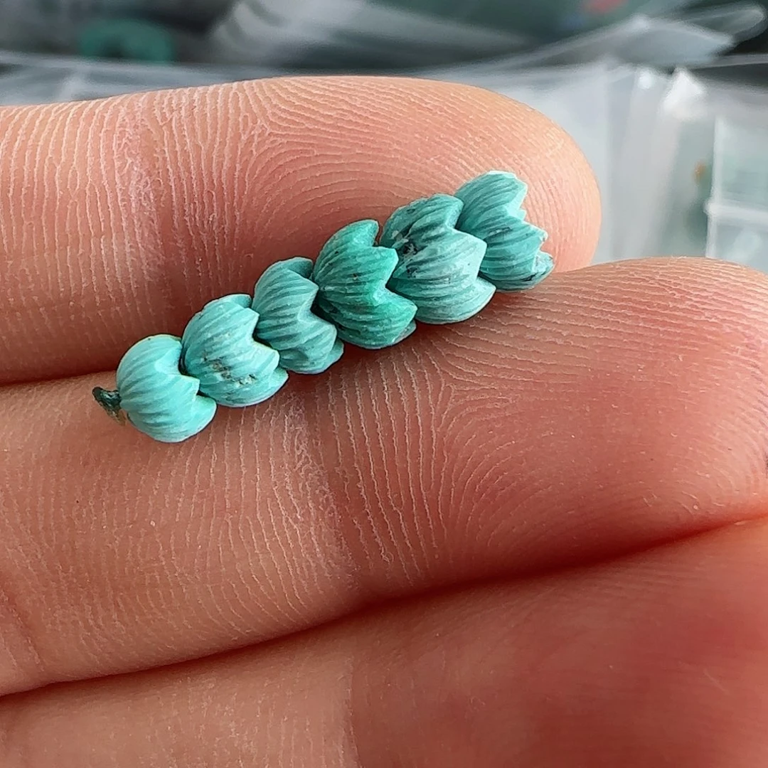 绿松石珠宝半成品未镶嵌