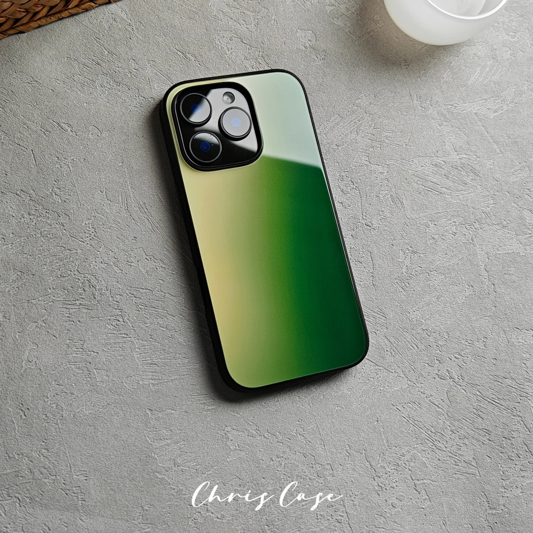 「松花染翠」新中式适用于苹果16promax/15pro高级感手机壳14pro/13