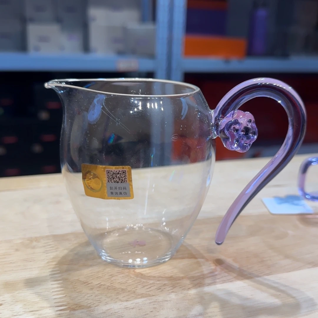 禾器怡莲公道杯浅紫色