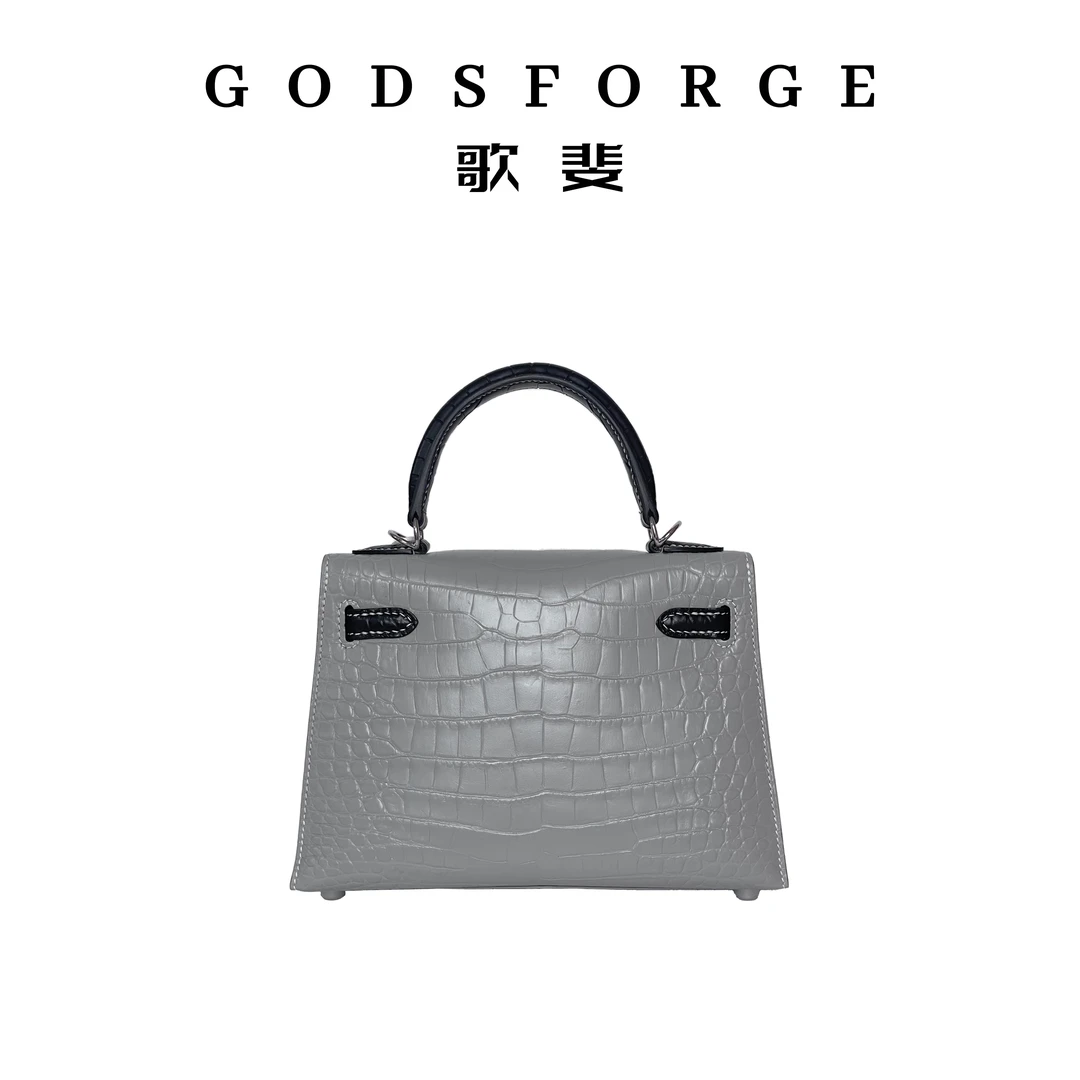 GODSFORGE-KL-22（二代）全蜡线手缝原厂鳄鱼皮2025高端新款定制包
