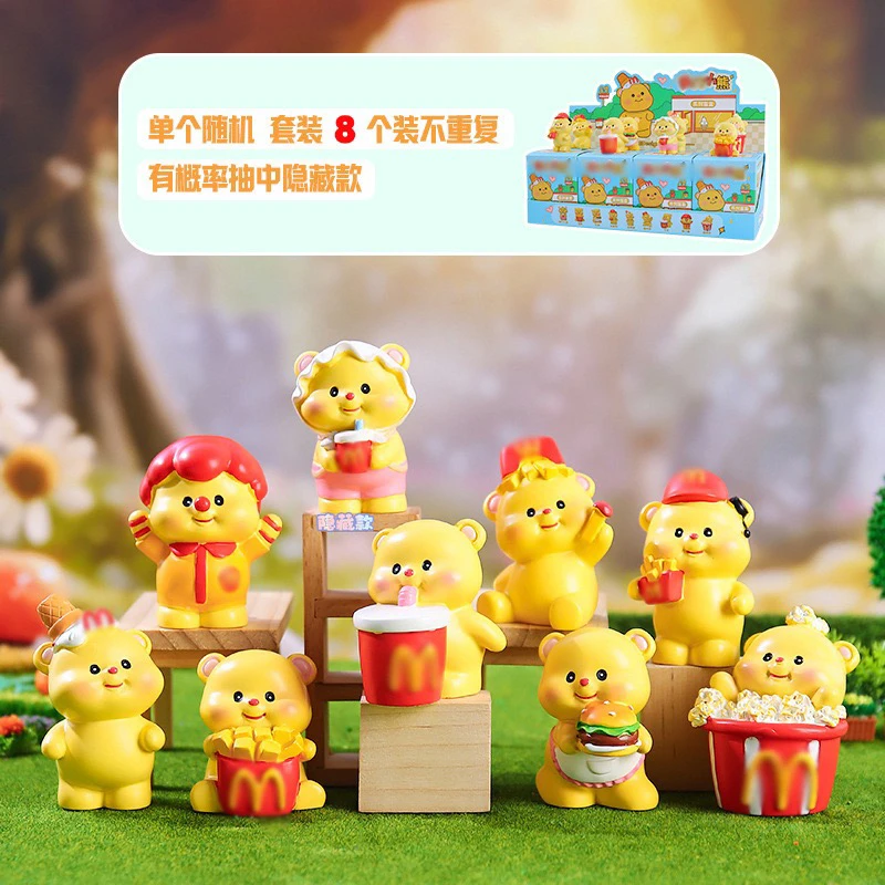 麦门小熊桌面公仔