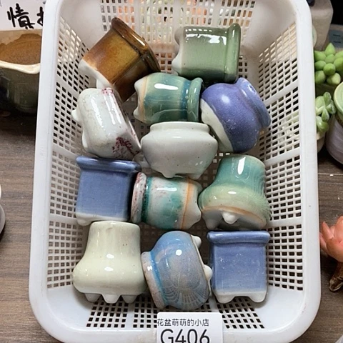 紫砂花盆406微瑕品口径3厘米左右口不愿