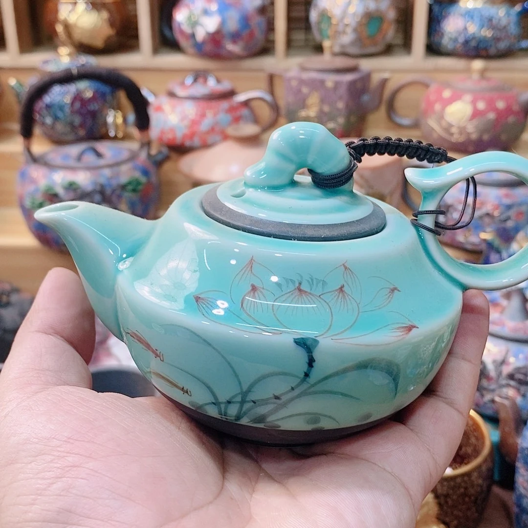 粗陶志野柴烧茶器