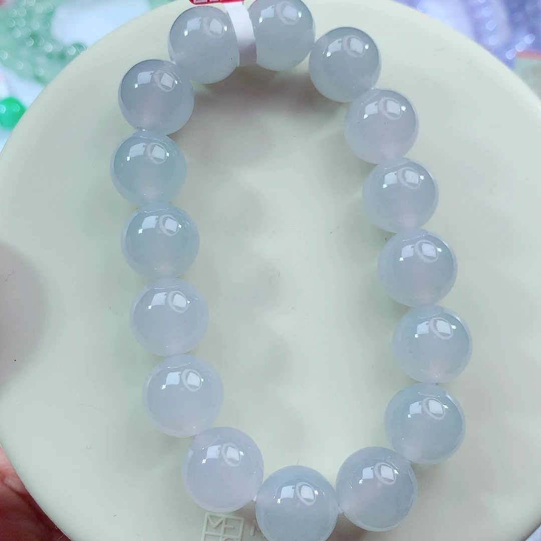 翡翠未镶嵌手链卡12.4