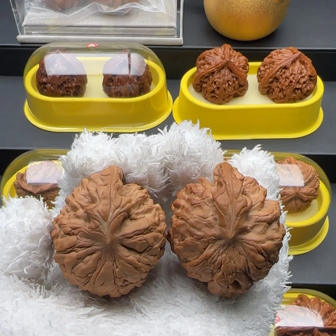 文玩核桃把件龙鼎一帆风顺全52