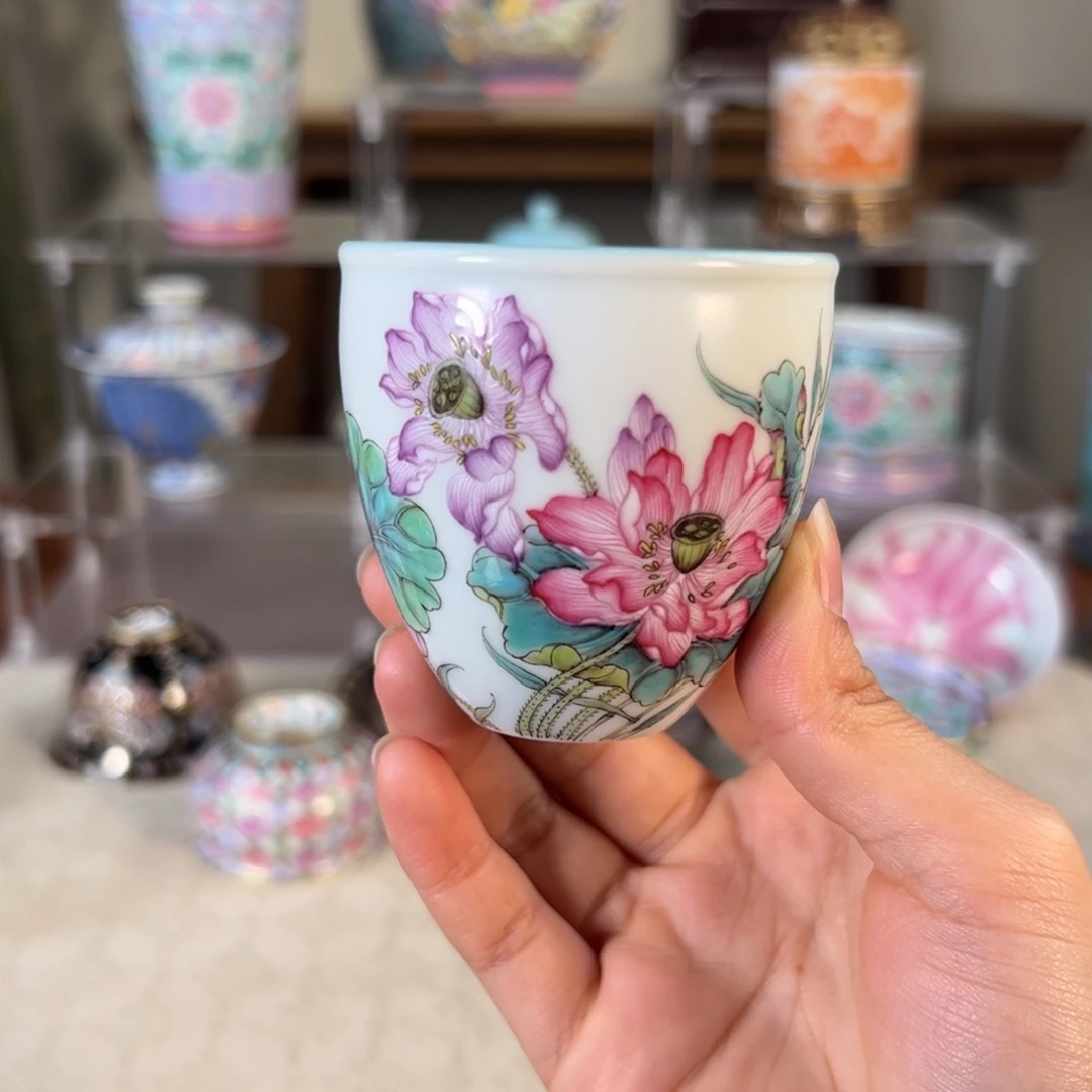 纯手工手绘 高端茶器
