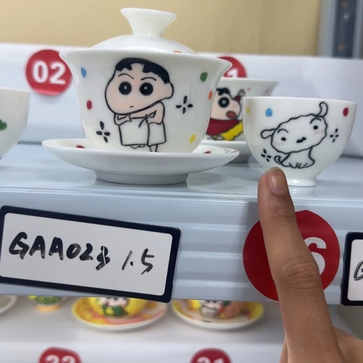 高温釉下彩纯手工手绘陶瓷