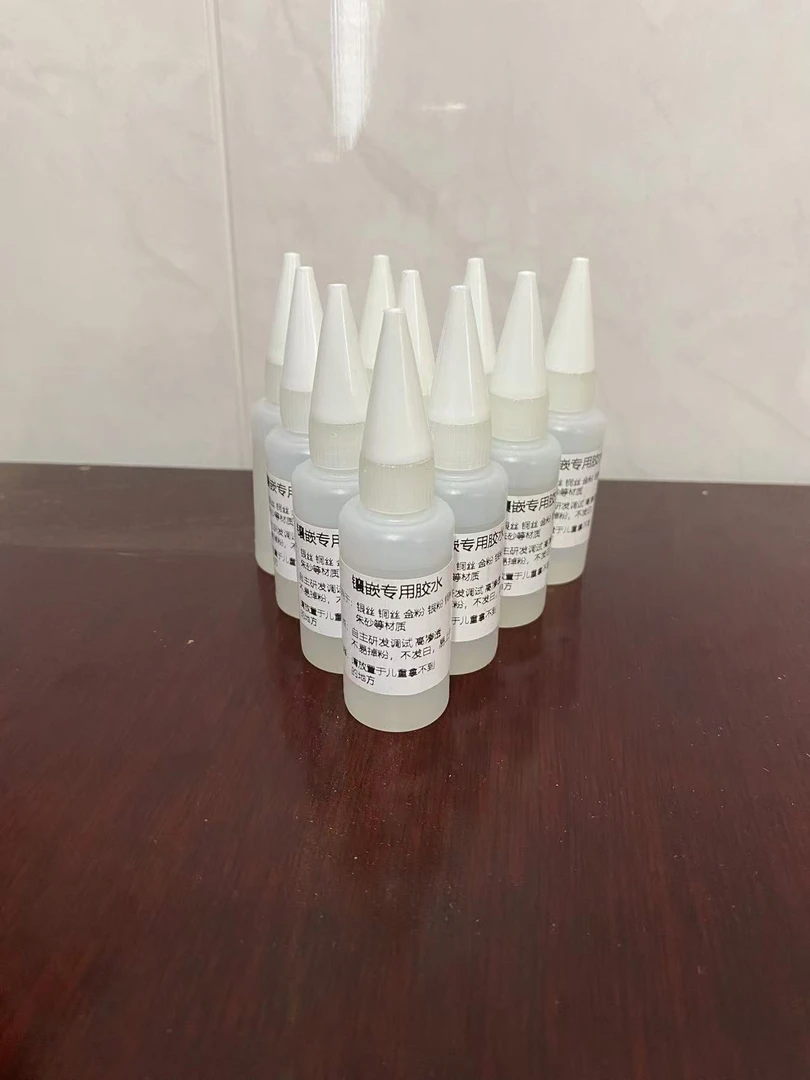 银丝镶嵌专用胶水金粉银粉朱砂镶嵌胶水