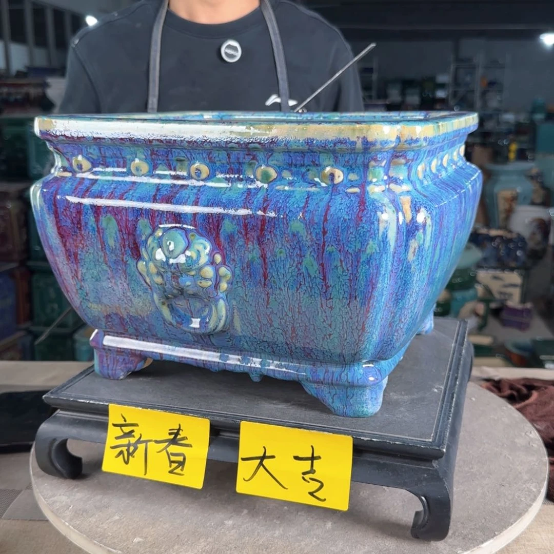 一风堂石湾花盆。微瑕