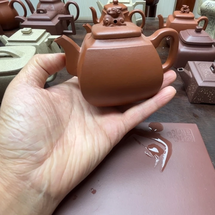 茶壶紫砂朱泥微瑕180c c