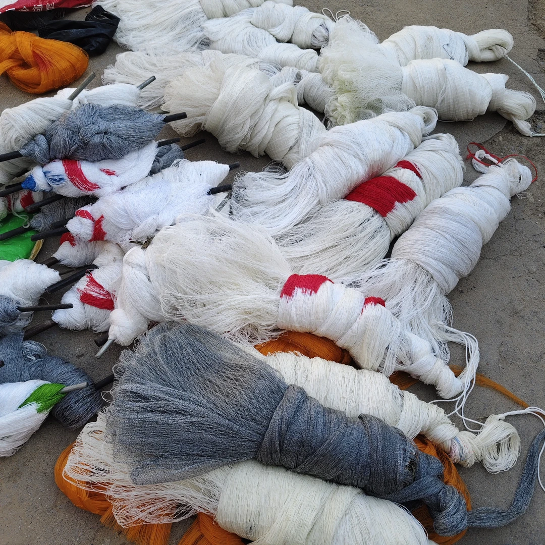 纯手工大力马线撒网1指网眼4米高全网8斤