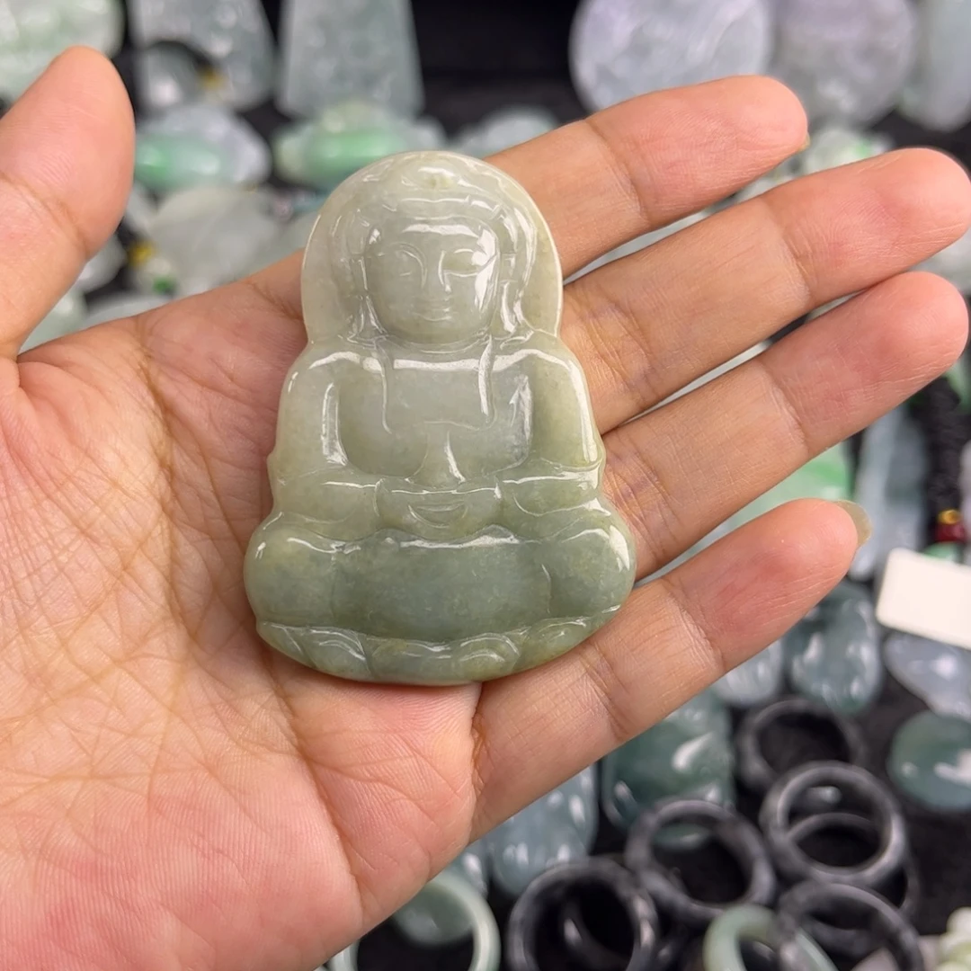 L***N翡翠未镶嵌吊坠(不含链)