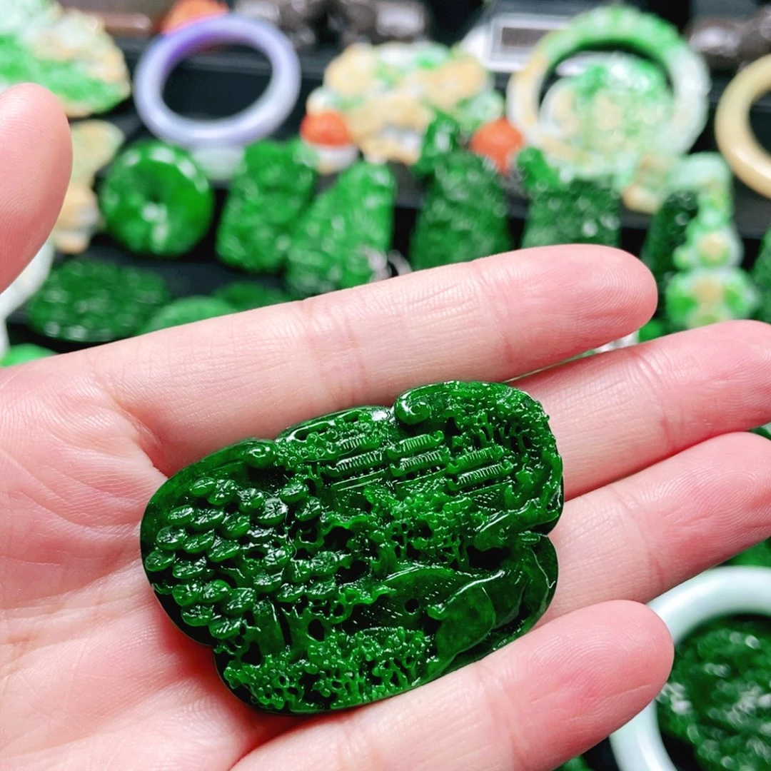 颈饰未镶嵌翡翠翡翠吊坠