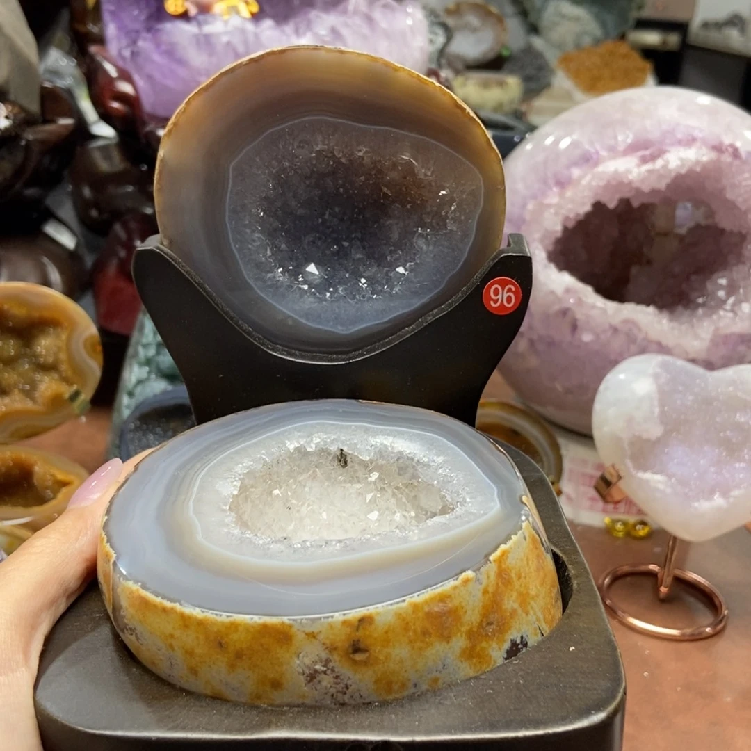 紫晶摆件未镶嵌水晶