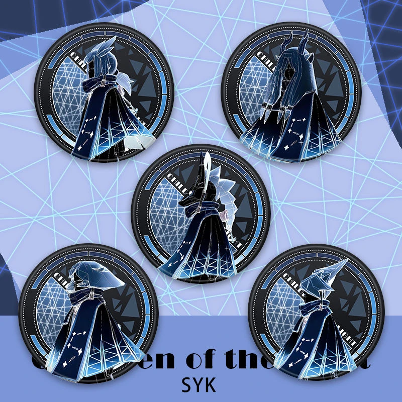 光遇吧唧细闪徽章白枭龙妈卡卡龙骨猫耳箬笠巫师正太Sky周边谷子