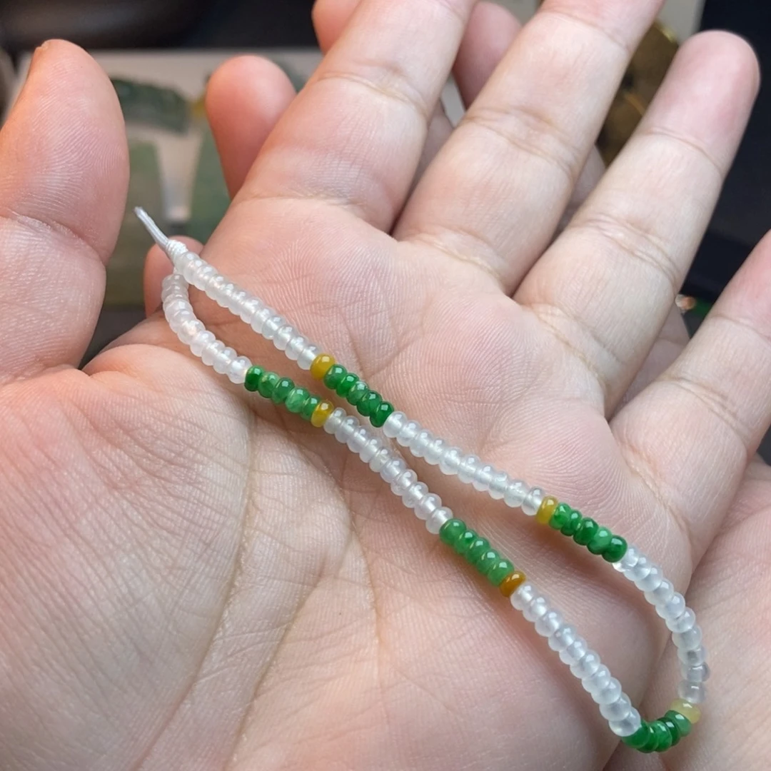翡翠手链未镶嵌手链