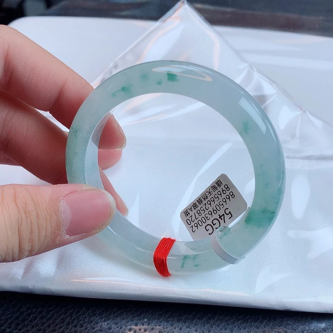 翡翠手镯未镶嵌天然缅甸翡翠A货手镯