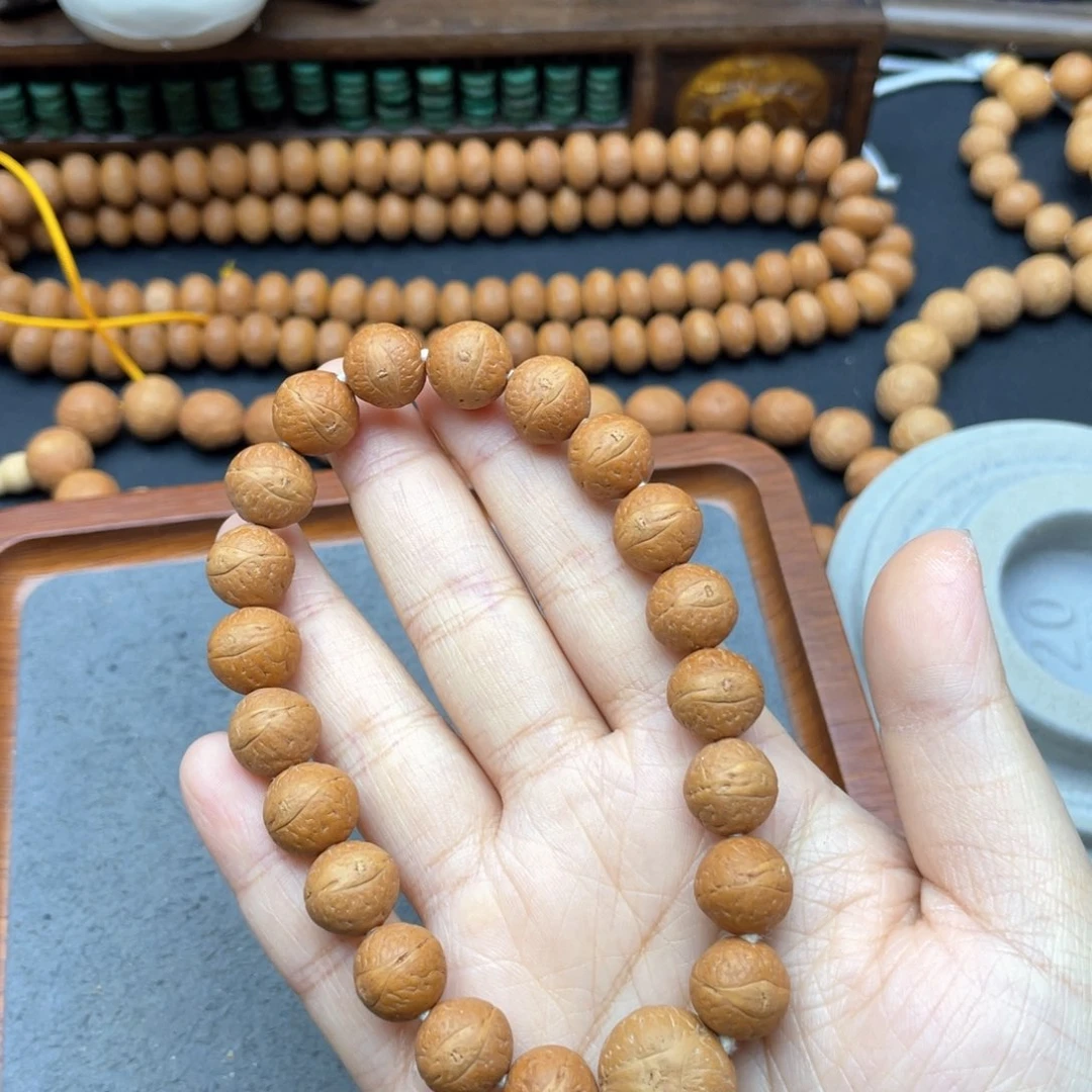 凤眼菩提手串L64-K10凤眼菩提小12+同树