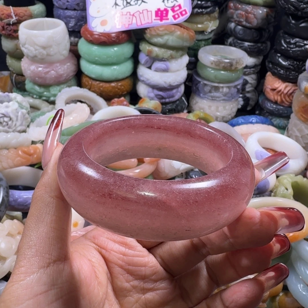 石英质玉（佘太翠）未镶嵌手镯10，59，不退换