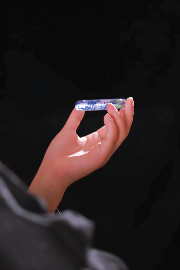 景德镇透明陶瓷手镯