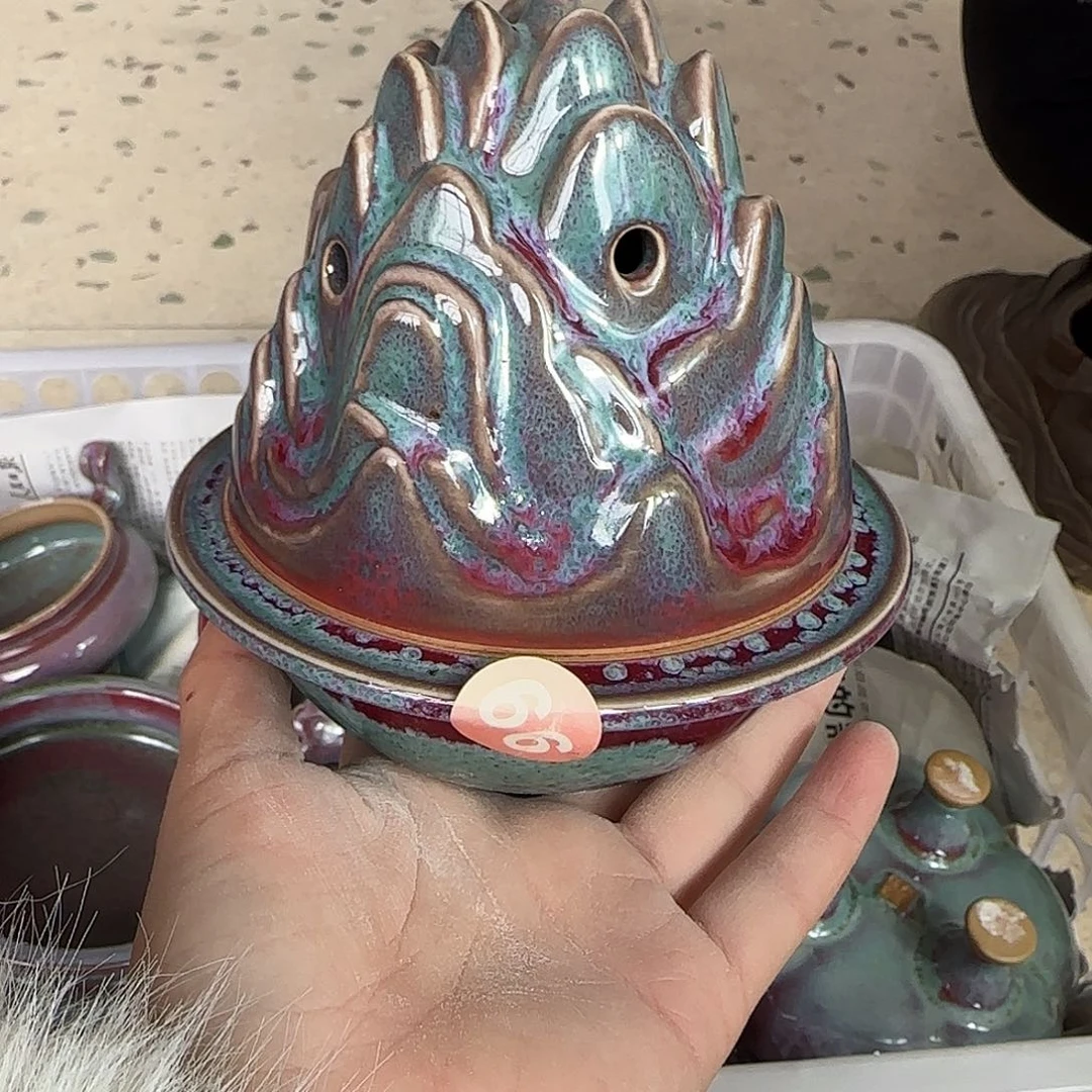 陶摆件郑家钧窑摆件